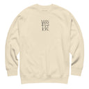 Manifestation Embroidered | Crewneck Sweatshirt image 2