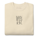 Manifestation Embroidered | Crewneck Sweatshirt image 7