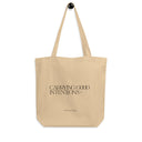Carrying Good Intentions | Organic Cotton Tote image 2